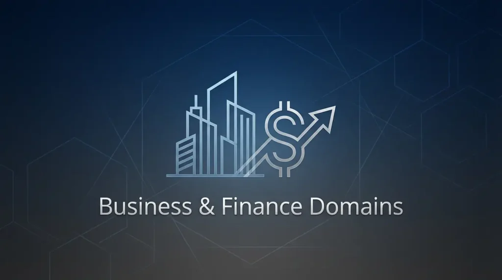 Premium Business & Finance Domains for financial, consulting, and corporate brands