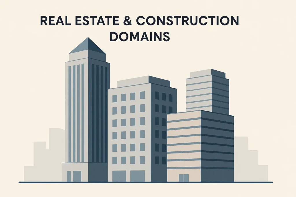 Real Estate & Construction Domains